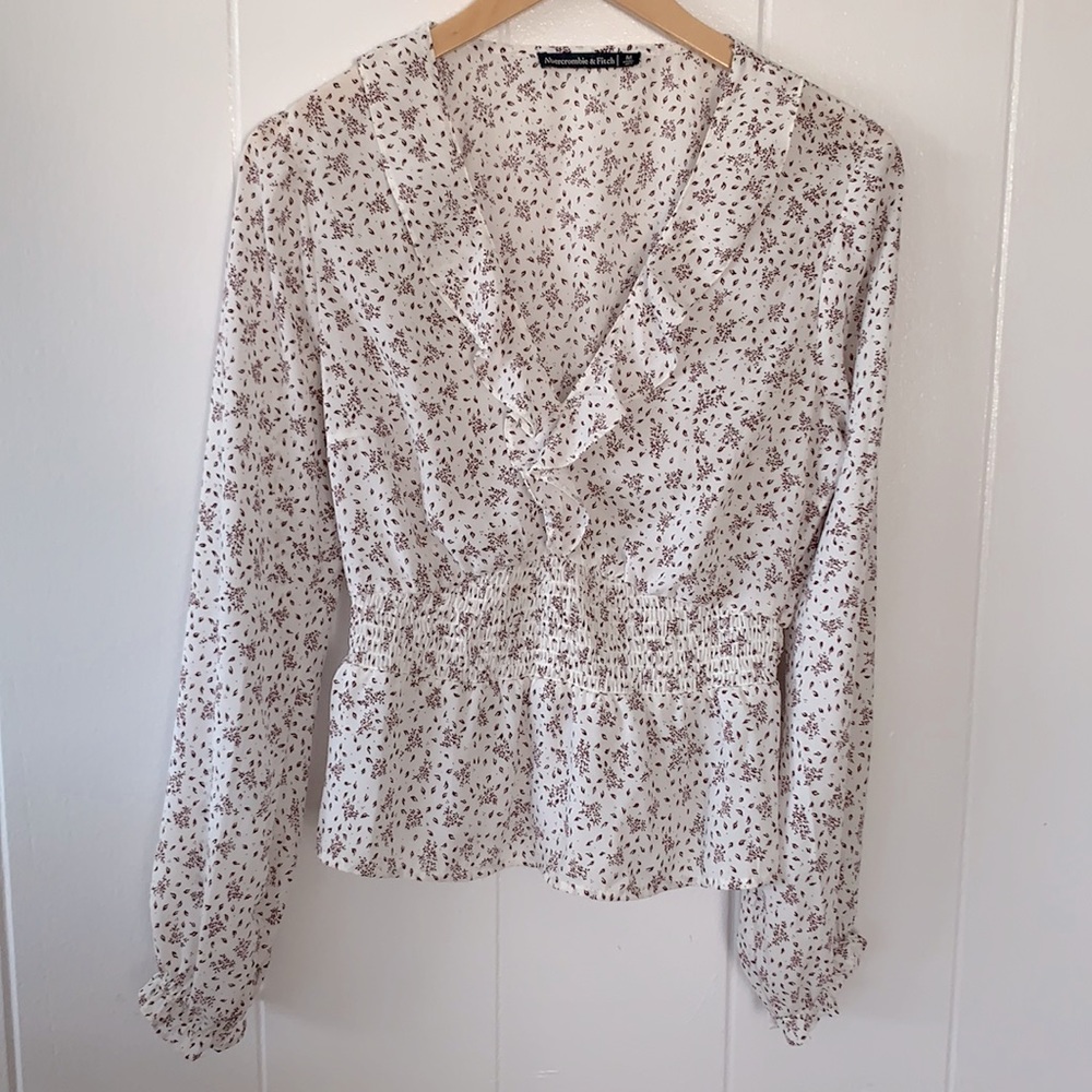 Abercrombie and Fitch Medium Floral Blouse
